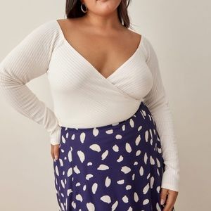 NWT: Reformation Minnie Knit Top